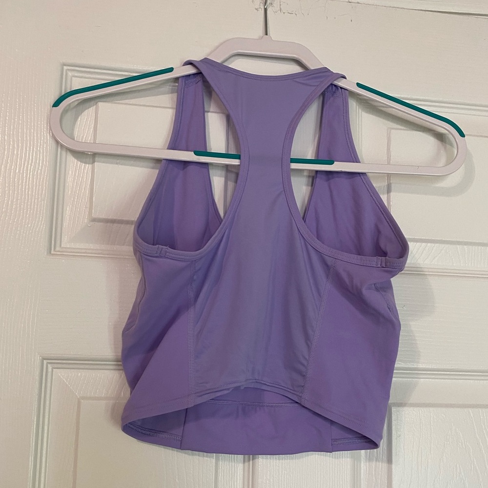 Purple Racerback Workout Top - Picture 3 of 4